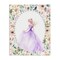 Stupell Industries Purple Princess with Pearl Border Canvas, design by Christine Simpson Art